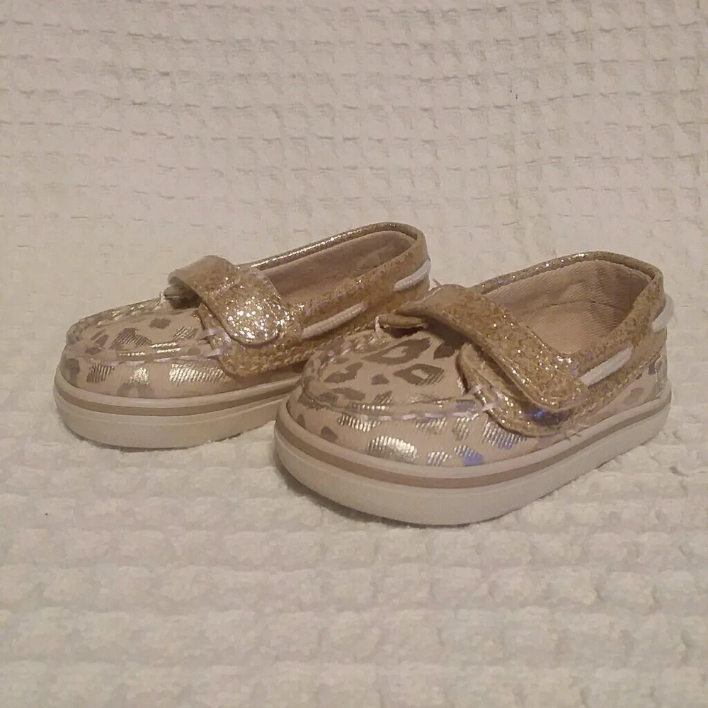 Sperry Girls Camo Print Boat Shoes